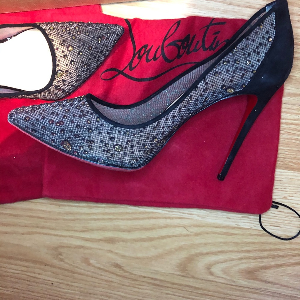Christian Louboutin Lace size 39 heels - Picture 3 of 7